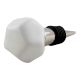 Solid White Octagon Ceramic Wine Stopper Online